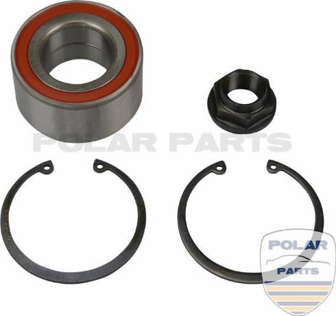 PolarParts 10001296 - Wheel hub, bearing Kit autospares.lv