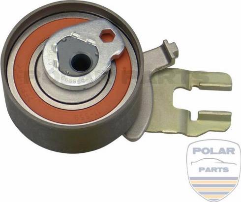 PolarParts 10001250 - Tensioner Pulley, timing belt autospares.lv