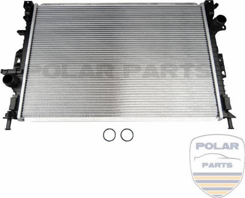 PolarParts 10003533 - Radiator, engine cooling autospares.lv