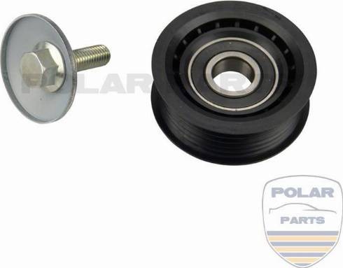 PolarParts 10003056 - Pulley, v-ribbed belt autospares.lv