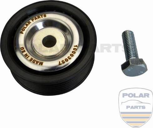 PolarParts 10003057 - Pulley, v-ribbed belt autospares.lv