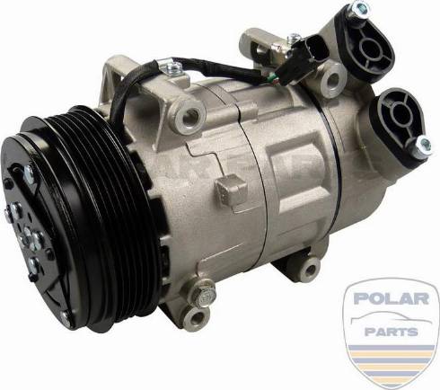 PolarParts 10003827 - Compressor, air conditioning autospares.lv