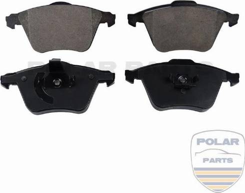 PolarParts 10003765 - Brake Pad Set, disc brake autospares.lv