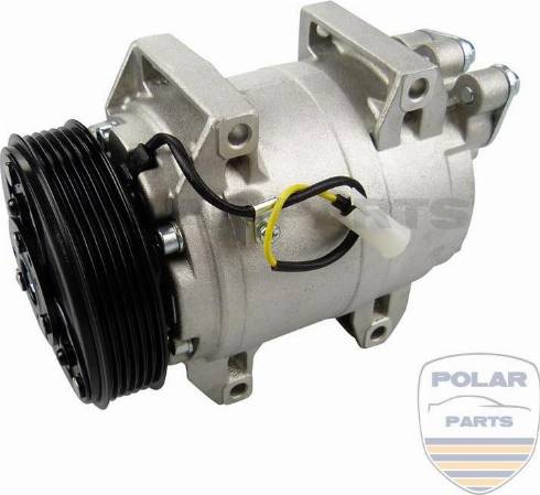 PolarParts 10003783 - Compressor, air conditioning autospares.lv