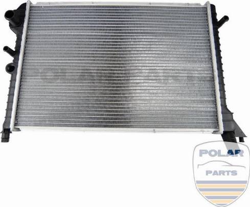 PolarParts 10002067 - Radiator, engine cooling autospares.lv