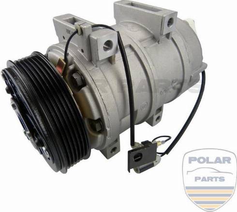 PolarParts 10002120 - Compressor, air conditioning autospares.lv