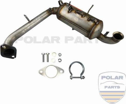 PolarParts 20000298 - Soot / Particulate Filter, exhaust system autospares.lv