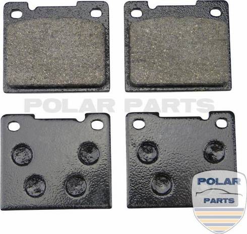 PolarParts 10002253 - Brake Pad Set, disc brake autospares.lv