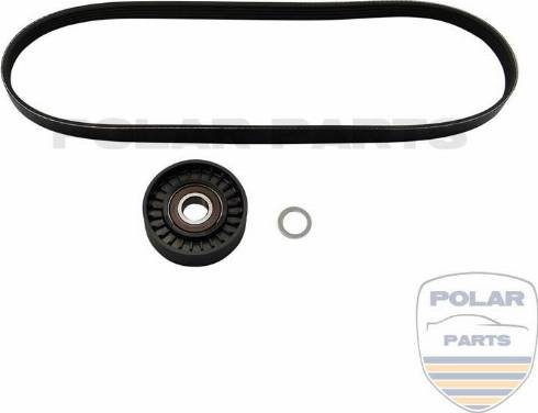 PolarParts 20000981 - V-Ribbed Belt Set autospares.lv