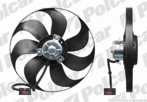 Polcar 954123U4 - Fan, radiator autospares.lv