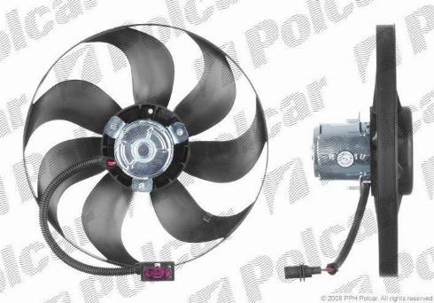 Polcar 954123U2 - Fan, radiator autospares.lv