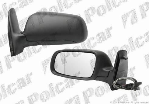 Polcar 9551511M - Outside Mirror autospares.lv