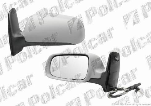 Polcar 9551512M - Outside Mirror autospares.lv