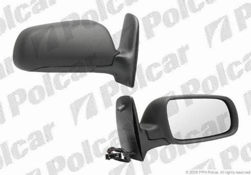 Polcar 9551524M - Outside Mirror autospares.lv