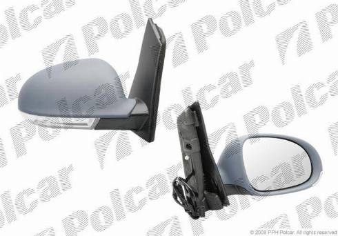 Polcar 9515524M - Outside Mirror autospares.lv