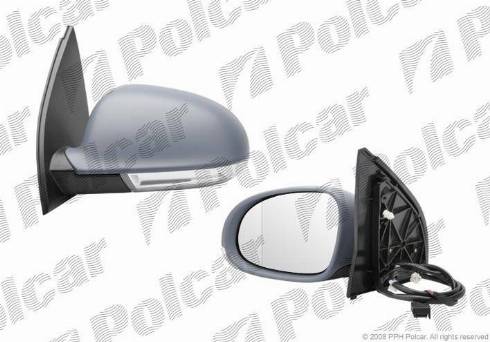 Polcar 9513514M - Outside Mirror autospares.lv
