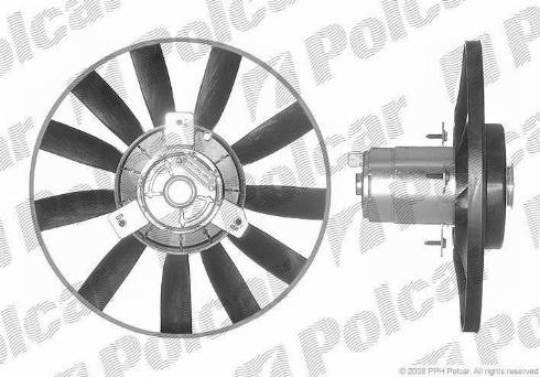 Polcar 953823U4 - Fan, radiator autospares.lv