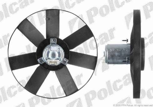 Polcar 952423U2-Q - Fan, radiator autospares.lv