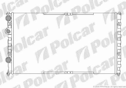 Polcar 952508A1 - Radiator, engine cooling autospares.lv