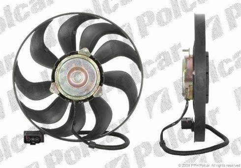 Polcar 952523U3 - Fan, radiator autospares.lv