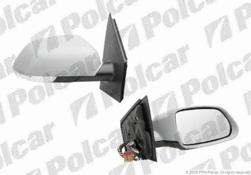 Polcar 9527525M - Outside Mirror autospares.lv