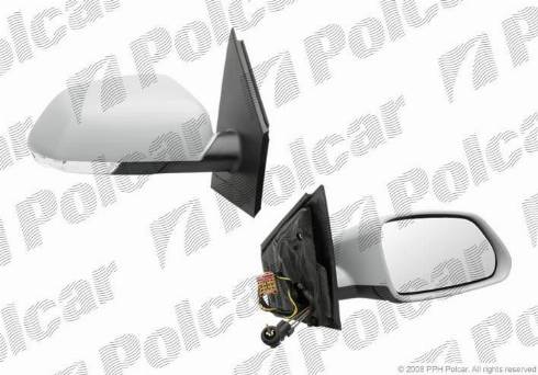 Polcar 9527522M - Outside Mirror autospares.lv