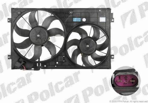 Polcar 957823W1 - Fan, radiator autospares.lv
