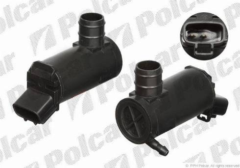 Polcar 9080PS-1 - Water Pump, window cleaning autospares.lv