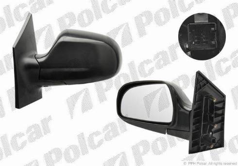Polcar 4035522M - Outside Mirror autospares.lv