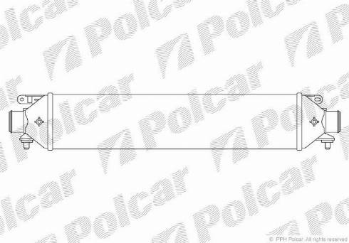 Polcar 4208J81X - Intercooler, charger autospares.lv