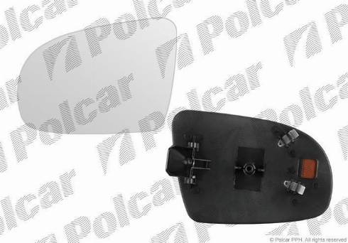 Polcar 5555541M - Outside Mirror autospares.lv