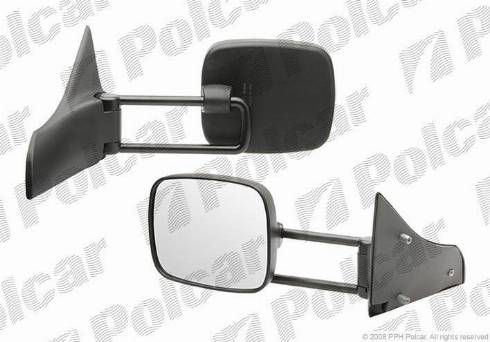 Polcar 555551-M - Outside Mirror autospares.lv