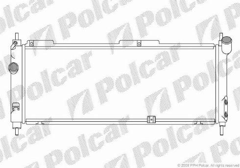 Polcar 555508A4 - Radiator, engine cooling autospares.lv