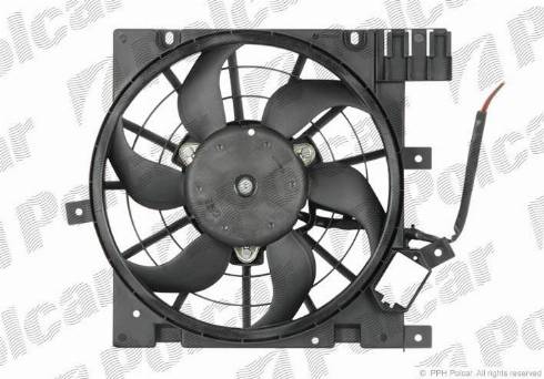 Polcar 550923W12 - Fan, radiator autospares.lv