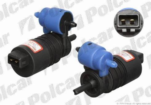 Polcar 5508PS-2 - Water Pump, window cleaning autospares.lv