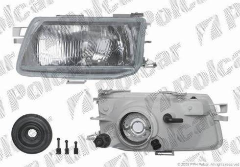 Polcar 5507094E - Headlight autospares.lv