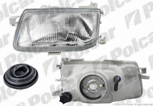 Polcar 5507091E - Headlight autospares.lv