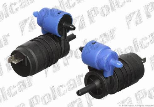 Polcar 5507PS-2 - Water Pump, window cleaning autospares.lv