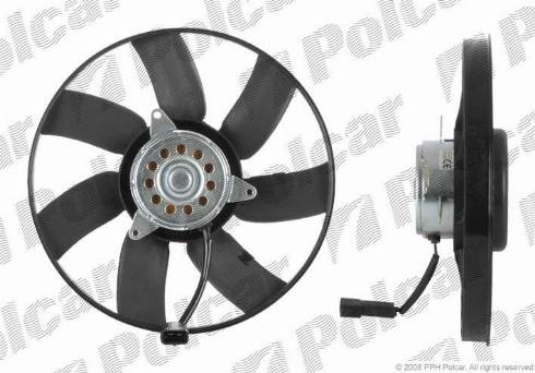 Polcar 552723U1 - Fan, radiator autospares.lv