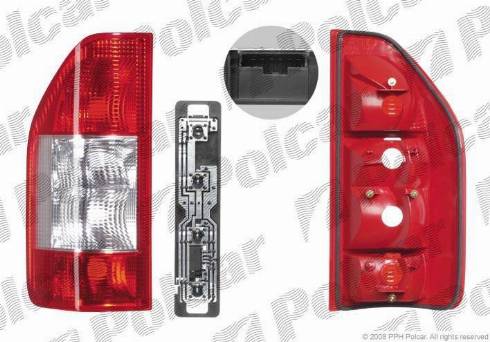 Polcar 506487-U - Combination Rearlight autospares.lv