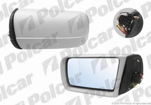 Polcar 5002517M - Outside Mirror autospares.lv