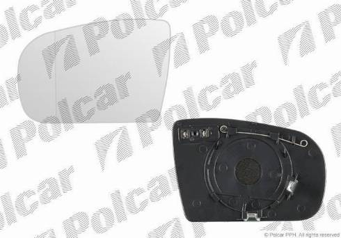 Polcar 5015552M - Outside Mirror autospares.lv