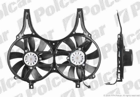 Polcar 501523W2-Q - Fan, radiator autospares.lv
