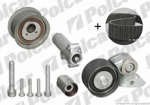 Polcar 530036610 - Timing Belt Set autospares.lv