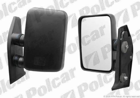 Polcar 570152-M - Outside Mirror autospares.lv