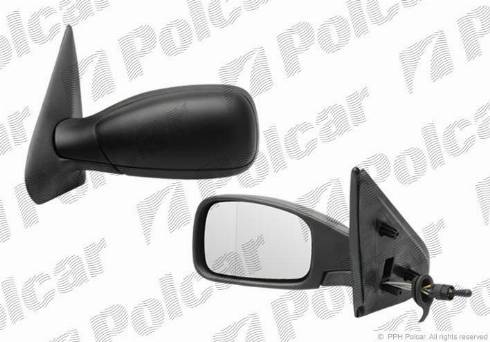 Polcar 5707512M - Outside Mirror autospares.lv