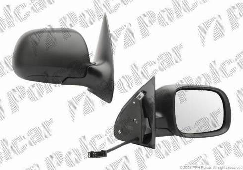 Polcar 6913524M - Outside Mirror autospares.lv