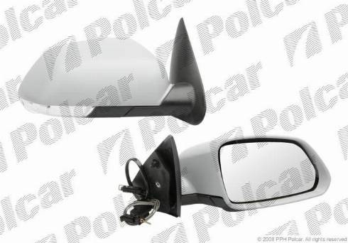 Polcar 6922522M - Outside Mirror autospares.lv