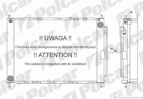 Polcar 6056082X - Cooler Module autospares.lv