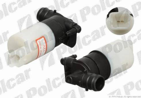 Polcar 6012PS-1 - Water Pump, window cleaning autospares.lv